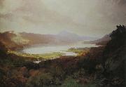 david farquharson,r.a.,a.r.s.a.,r.s.w Loch Lomond oil on canvas